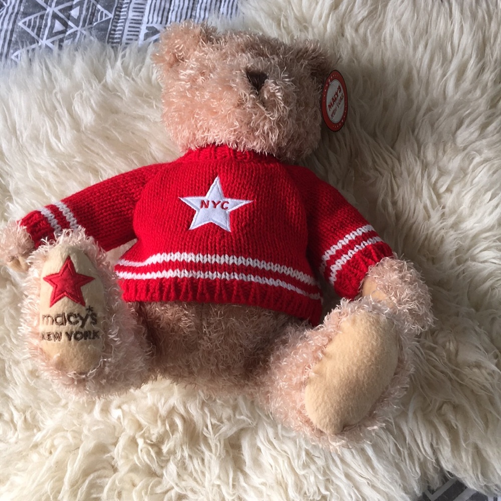 Cute bear with sweater